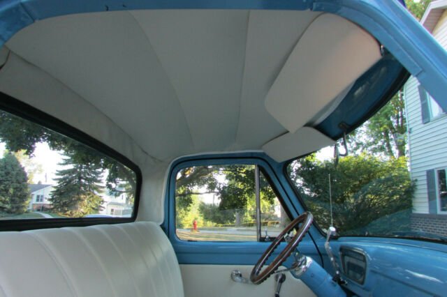 1955 Blue Ford F-100 Standard Cab Pickup