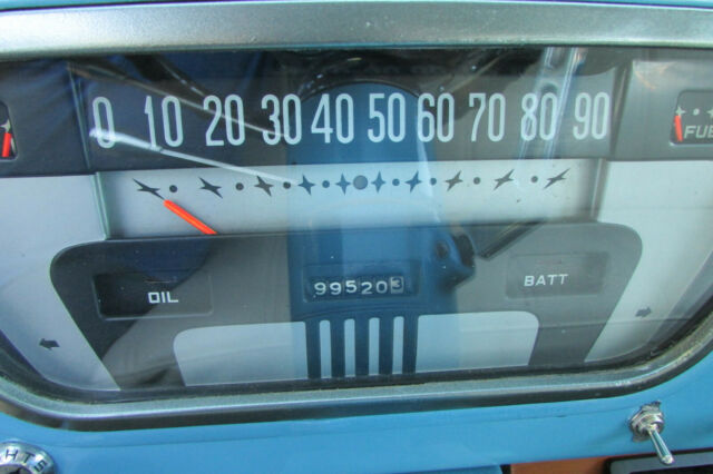 1955 Blue Ford F-100 Standard Cab Pickup