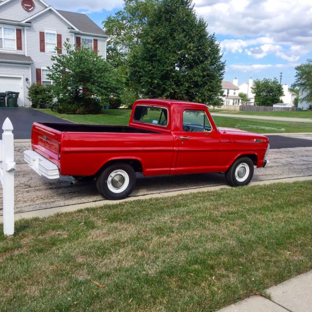 1968 Green Ford F-100 Short Bed