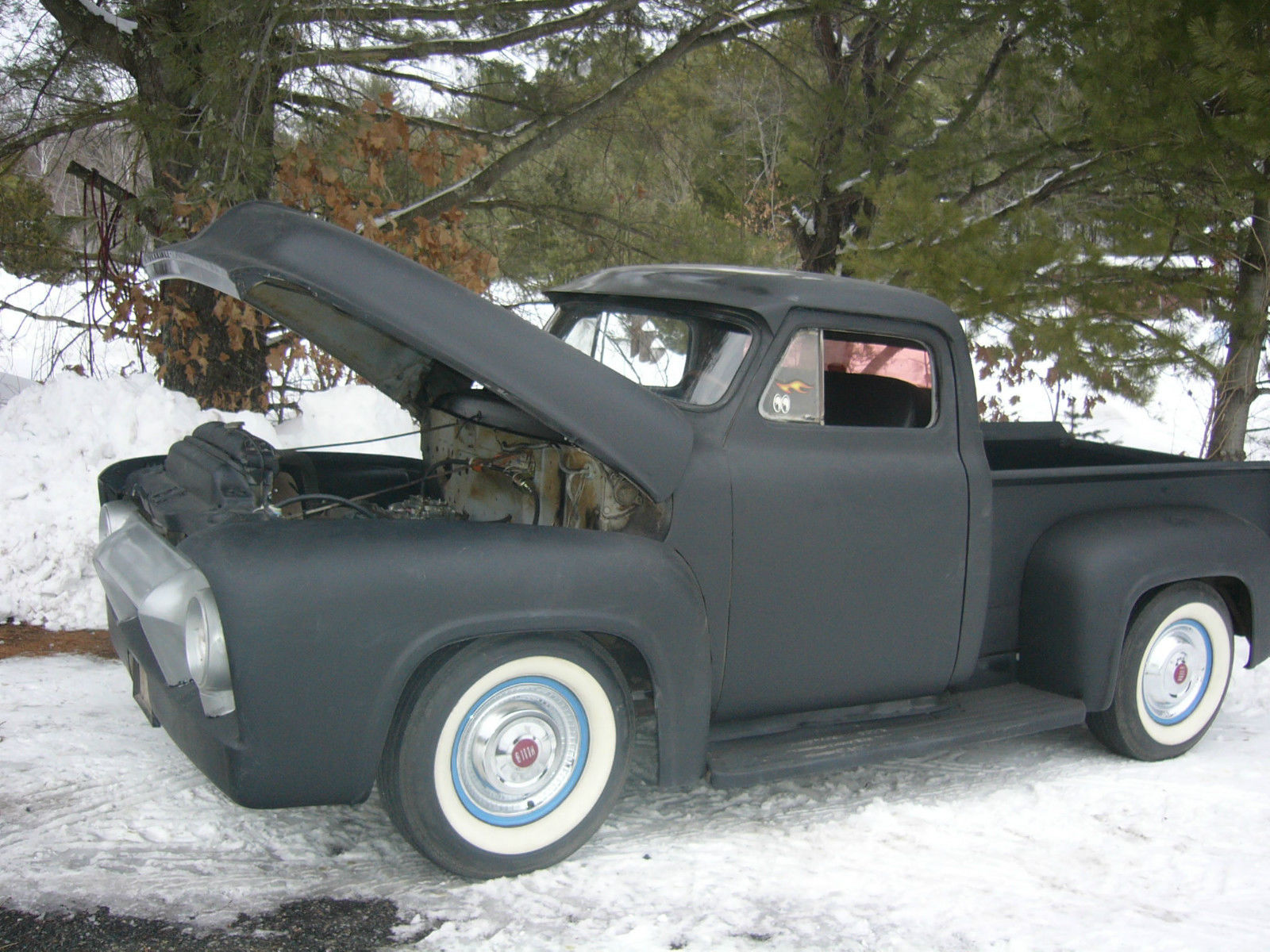 1954 Black Ford Other short bed pickup
