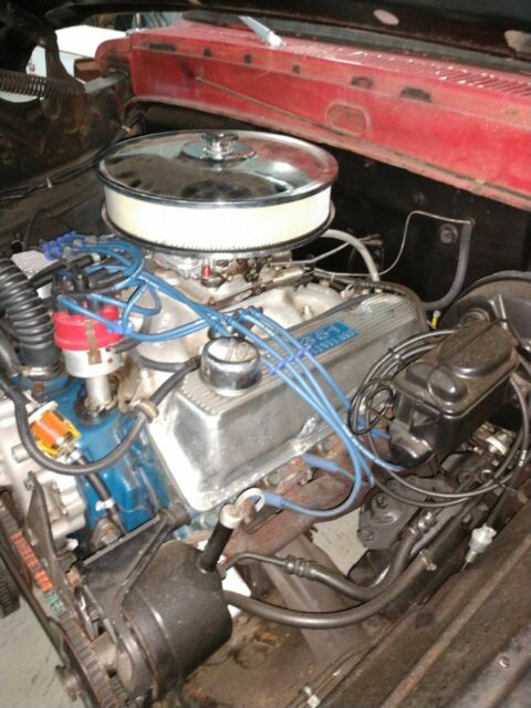 1967 Red Ford F-100 Standard Cab Pickup