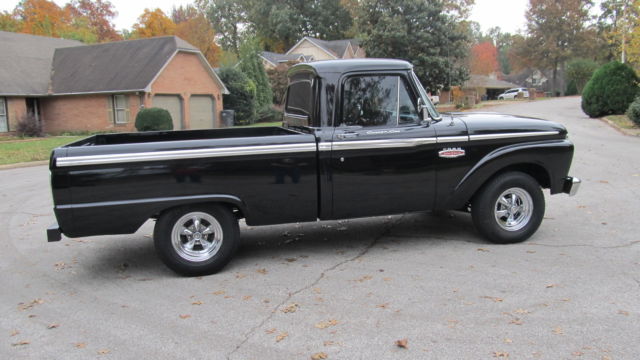 1965 Black Ford F-100 Cab & Chassis
