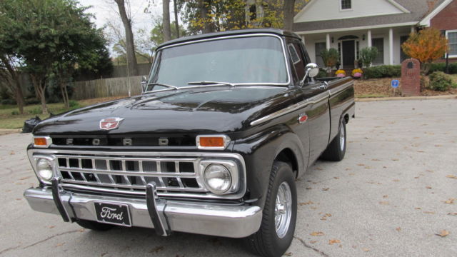 1965 Black Ford F-100 Cab & Chassis