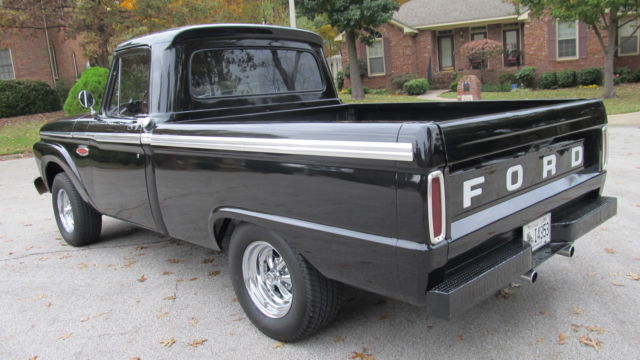 1965 Black Ford F-100 Cab & Chassis