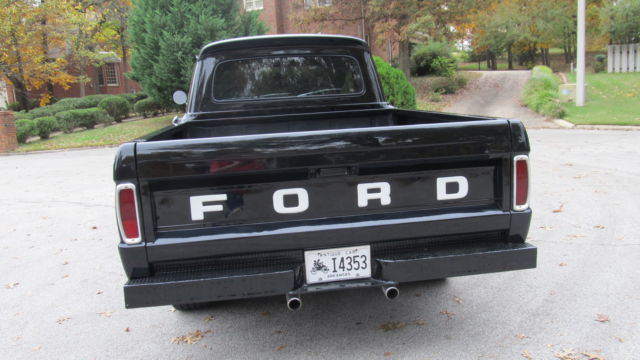 1965 Black Ford F-100 Cab & Chassis