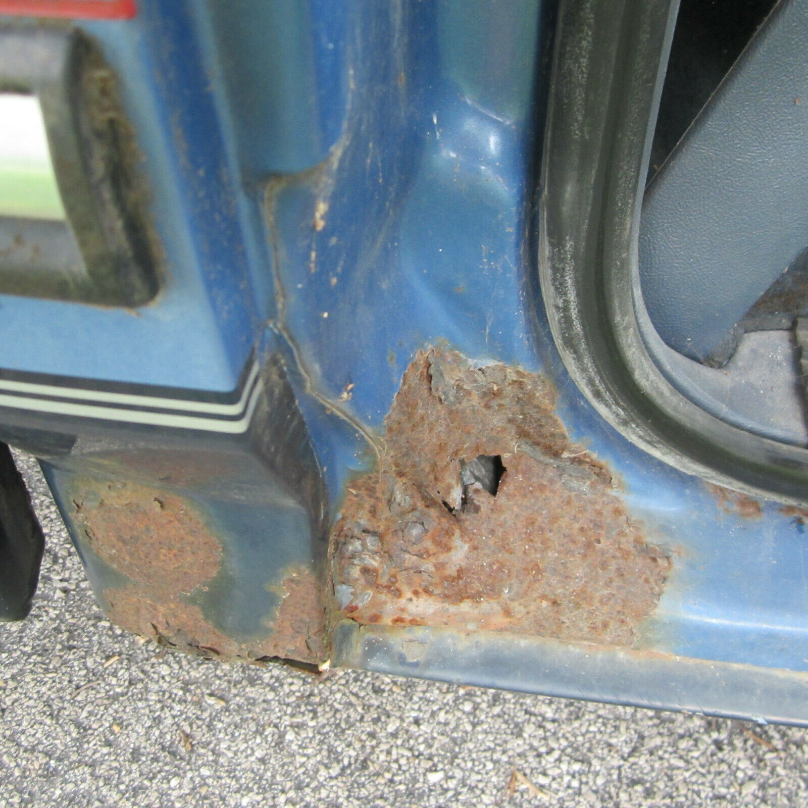 1992 Blue Ford F-150 Standard Cab Pickup