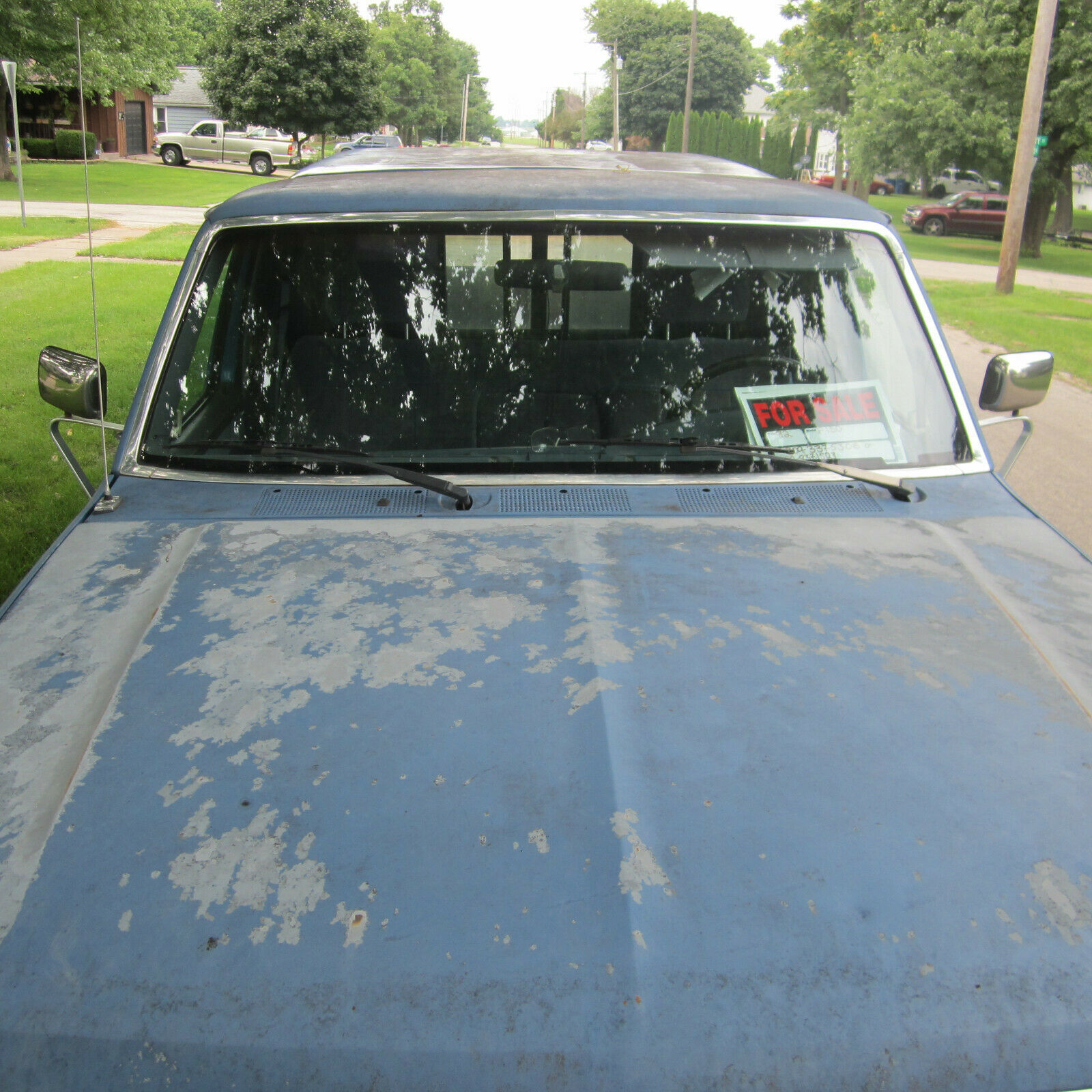 1992 Blue Ford F-150 Standard Cab Pickup