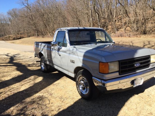 1987 Metalic Silver Ford F-100 Standard Cab Pickup