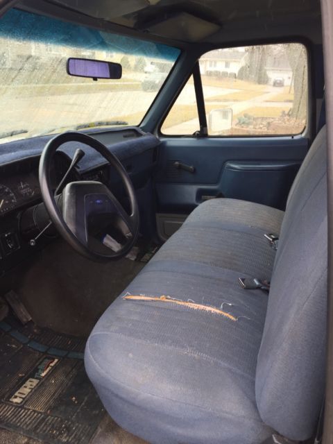 1987 Metalic Silver Ford F-100 Standard Cab Pickup