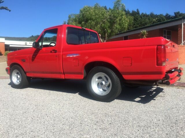 1993 Red Ford F-150 Standard Cab Pickup