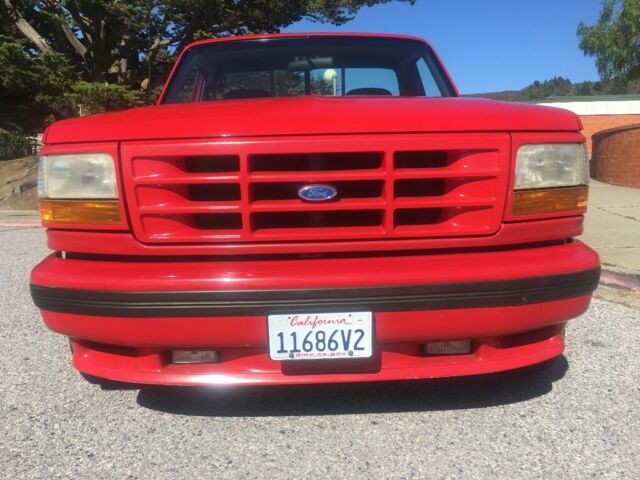 1993 Red Ford F-150 Standard Cab Pickup