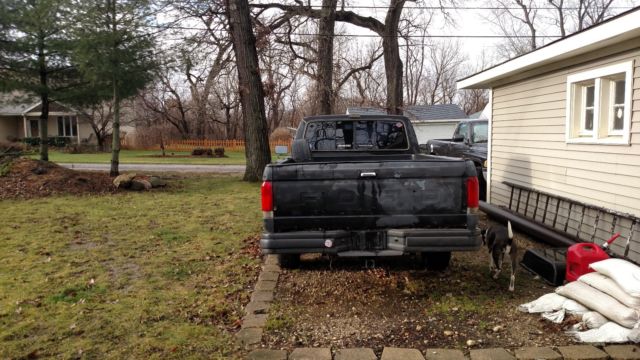 1987 Black Ford F-150 Cab & Chassis
