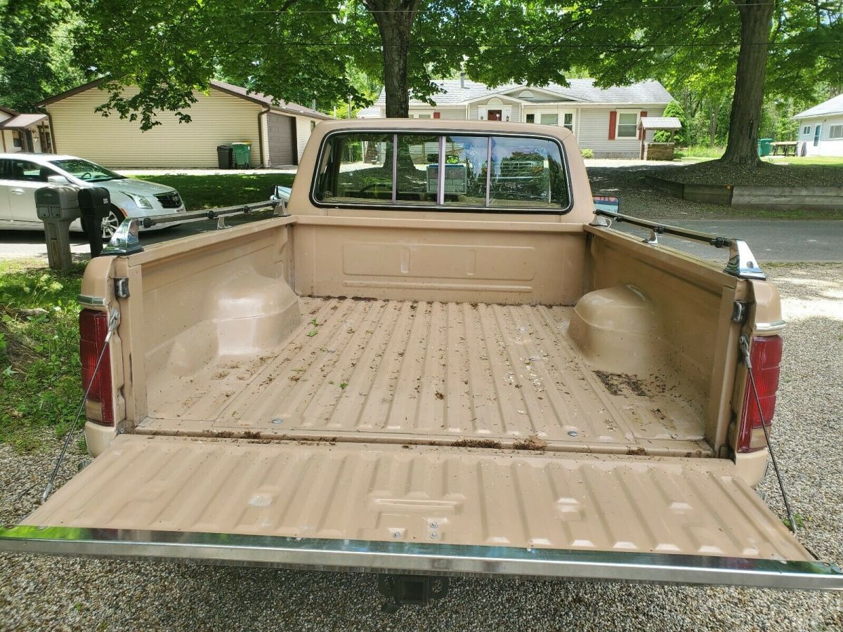 1984 Brown Ford F-150 REG. CAB, SHORT BED