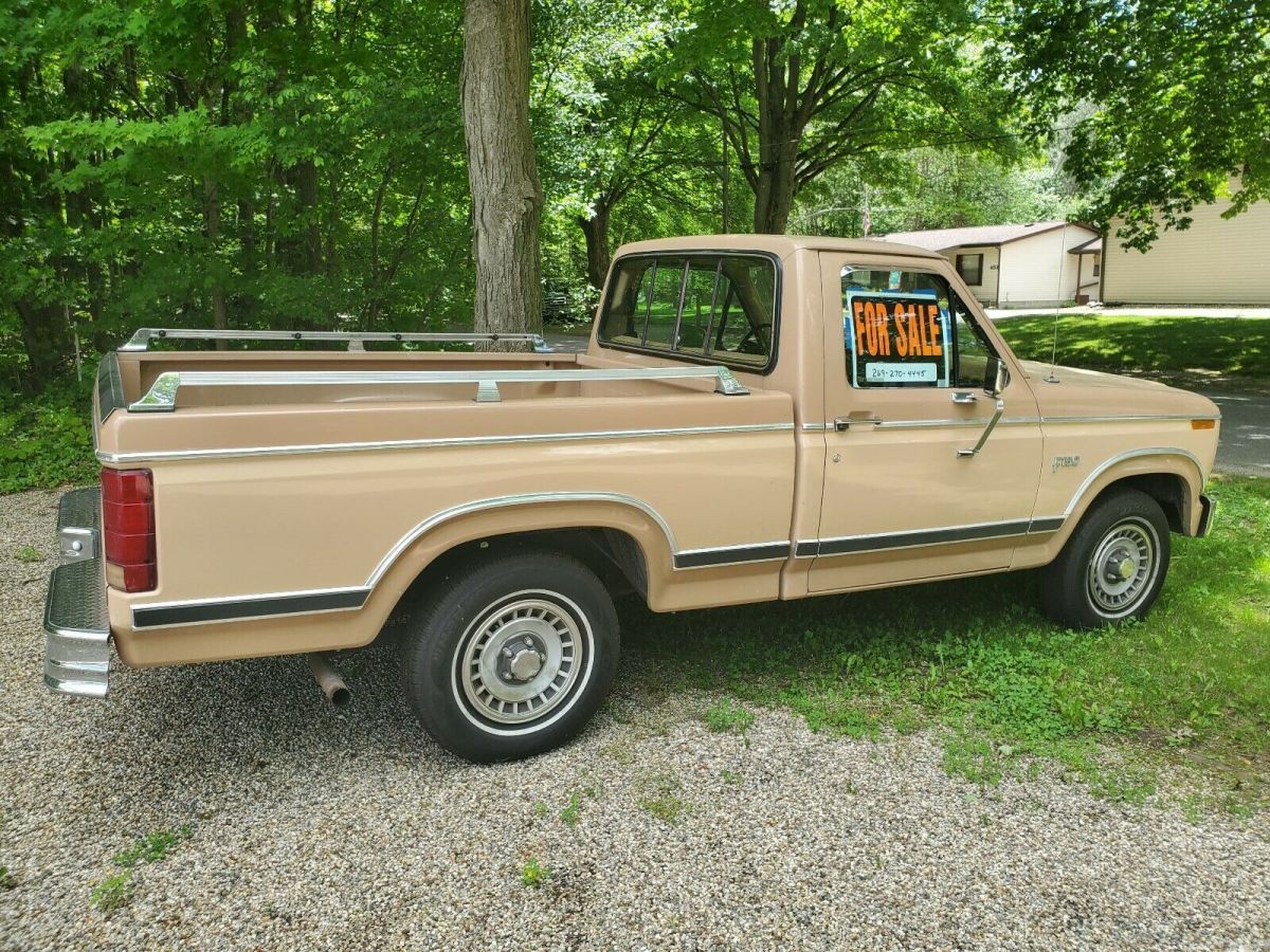 1984 Brown Ford F-150 REG. CAB, SHORT BED