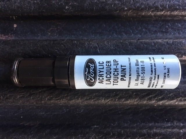 1986 Blue Ford F-150 Standard Cab Pickup