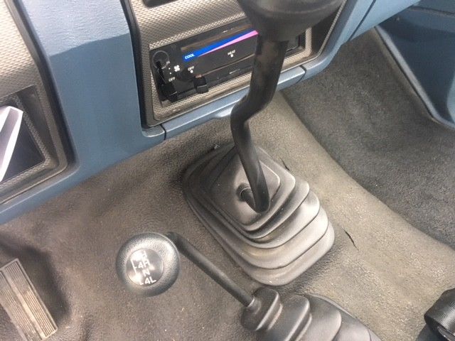 1986 Blue Ford F-150 Standard Cab Pickup