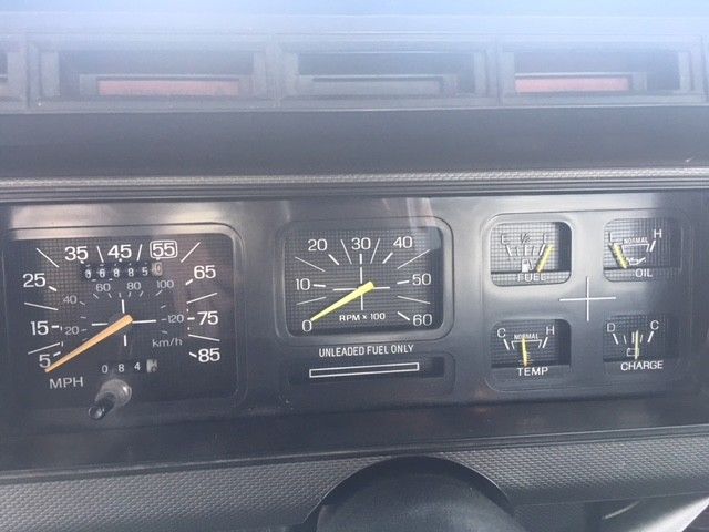 1986 Blue Ford F-150 Standard Cab Pickup