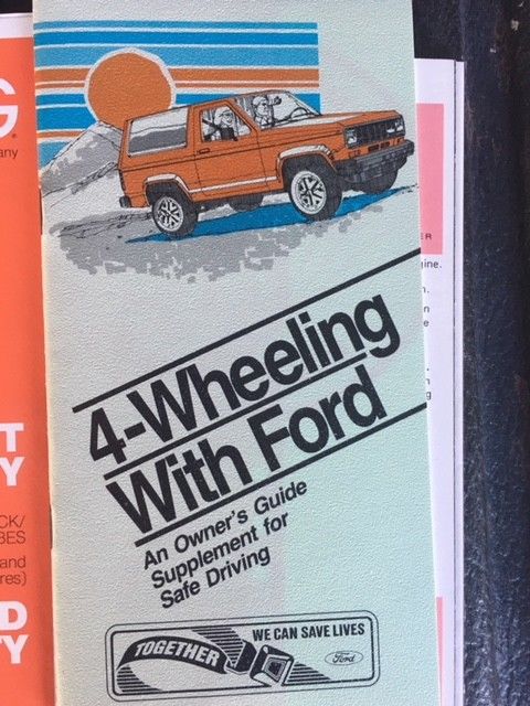 1986 Blue Ford F-150 Standard Cab Pickup