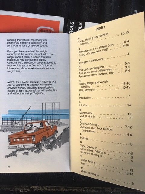 1986 Blue Ford F-150 Standard Cab Pickup