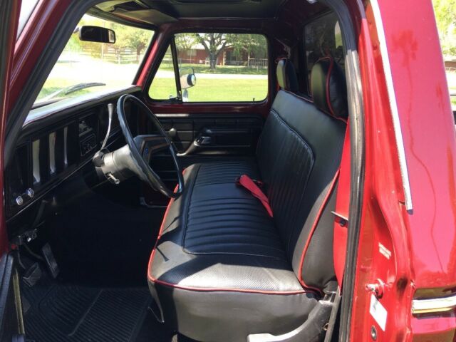 1978 Red Ford F-150 Pickup truck