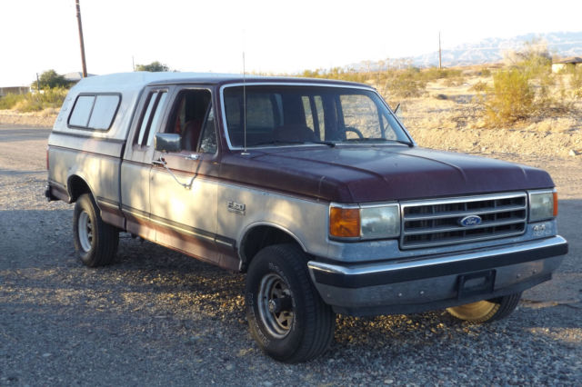 1990 Black Ford F-150 Pick Up Truck