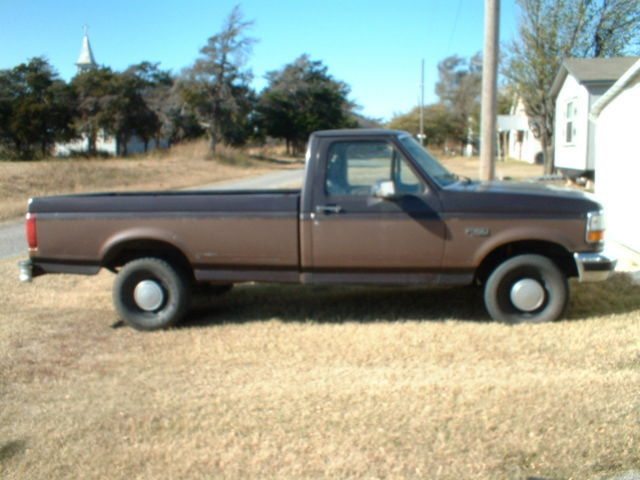 1993 BROWN/COPPER Ford F-150 Standard Cab Pickup