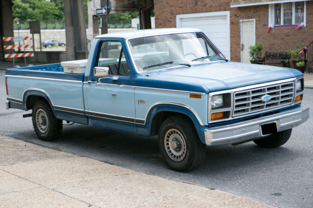 1984 Blue Ford F-150 Pick-up