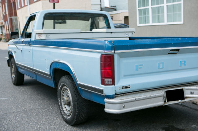 1984 Blue Ford F-150 Pick-up
