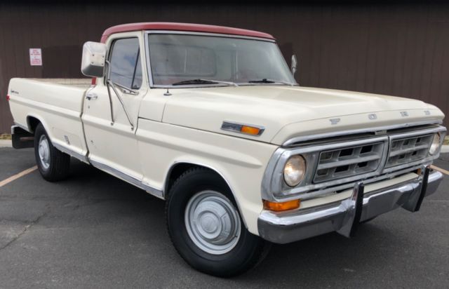 1971 White Ford F-250