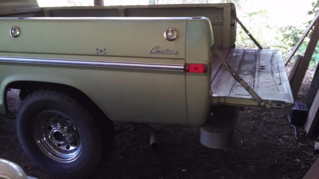 1971 Limegold Metallic Ford F-250 Standard Cab Pickup