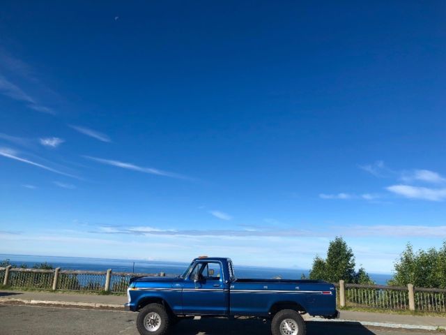 1977 Blue Ford F-250