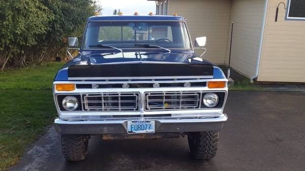 1977 Blue Ford F-250