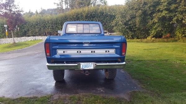 1977 Blue Ford F-250