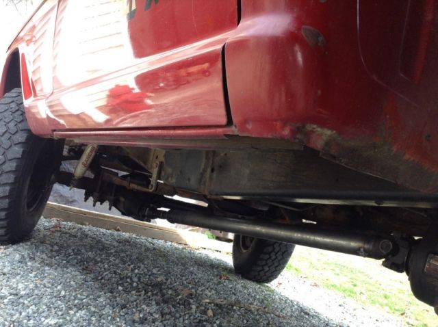 1968 Red Ford F-250 Standard Cab Pickup