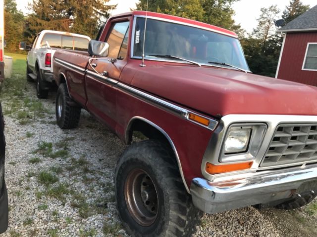 1975 Red Ford F-250