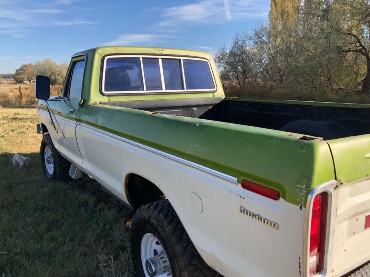 1974 White Ford F-250 Standard Cab Pickup