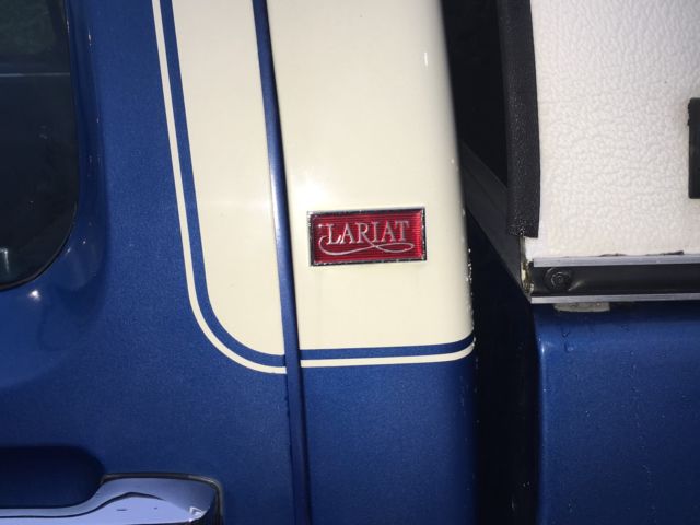 1985 Blue/WHITE  Ford F-250 REG CAB TRUCK