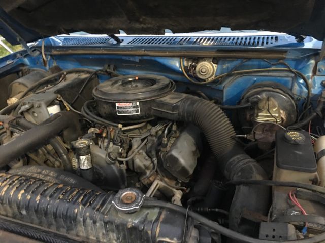 1985 Blue/WHITE  Ford F-250 REG CAB TRUCK