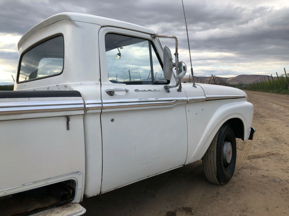1966 White Ford F-250 Standard Cab Pickup