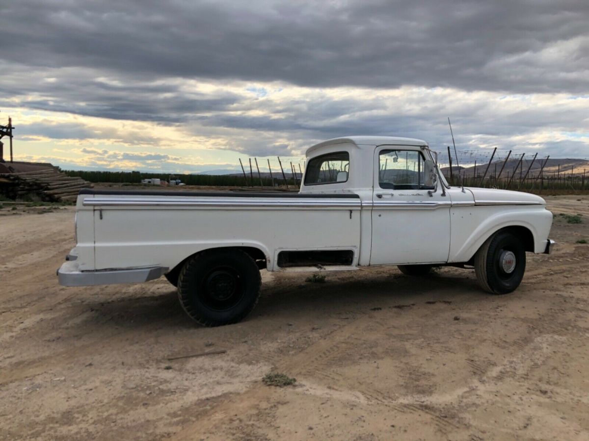 1966 White Ford F-250 Standard Cab Pickup