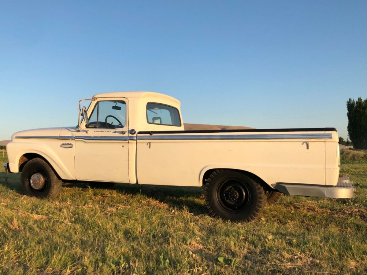 1966 White Ford F-250 Standard Cab Pickup