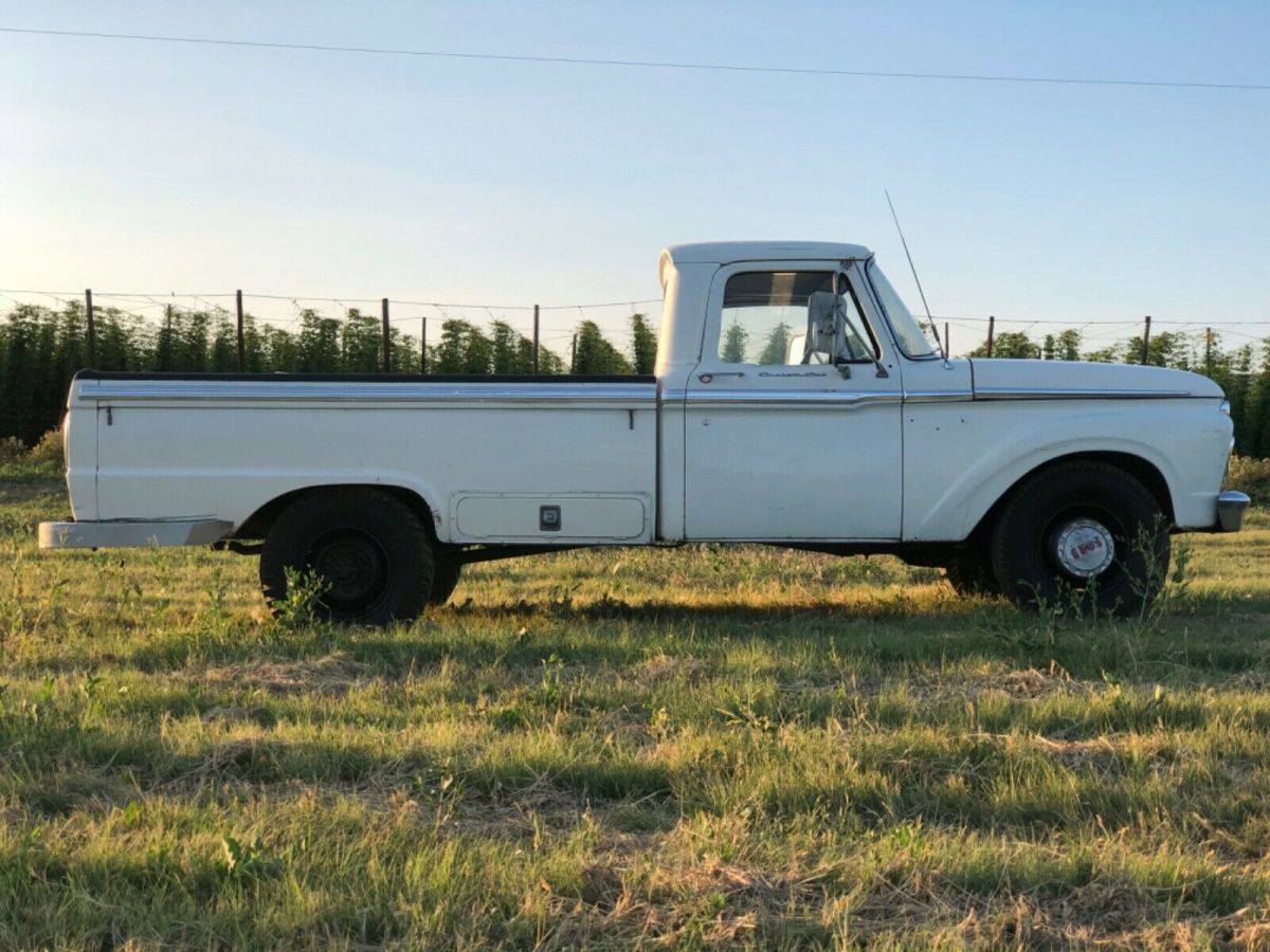 1966 White Ford F-250 Standard Cab Pickup