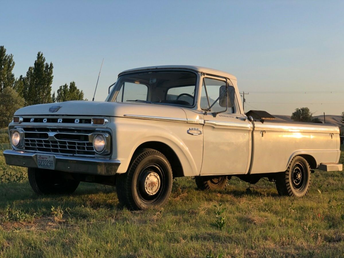 1966 White Ford F-250 Standard Cab Pickup