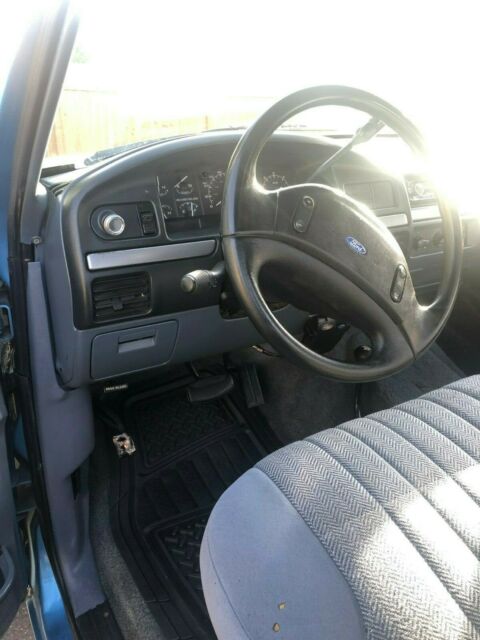 1993 Blue Ford F-250 Extended Cab Pickup