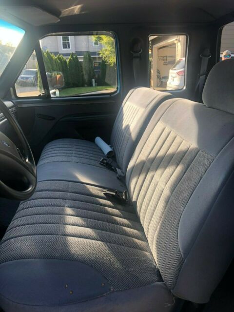 1993 Blue Ford F-250 Extended Cab Pickup