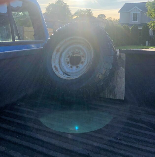 1993 Blue Ford F-250 Extended Cab Pickup