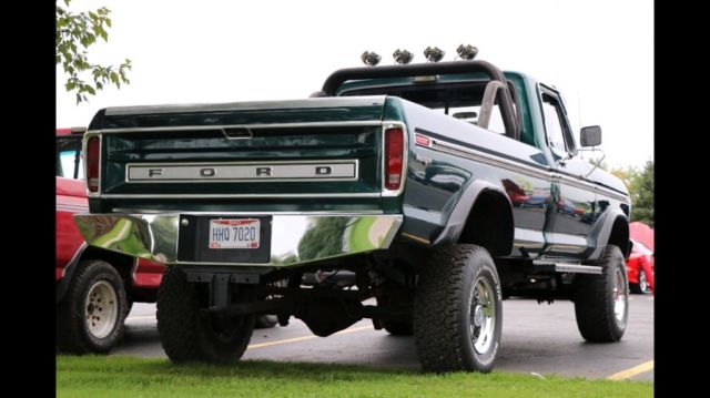 1976 Green Ford F-250 Crew Cab Pickup