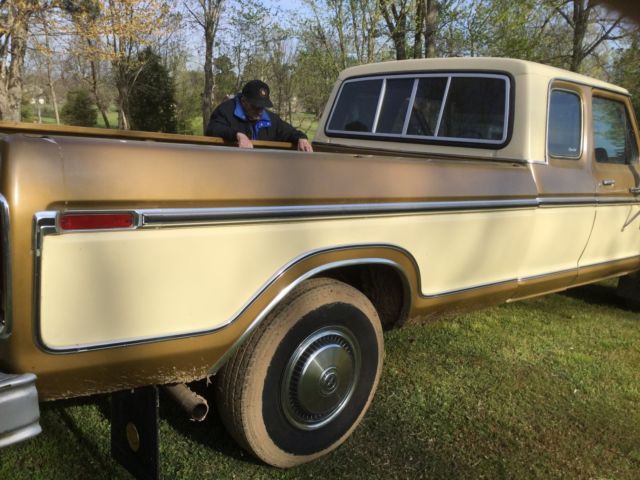 1979 Gold Ford F-250 Extended Cab Pickup