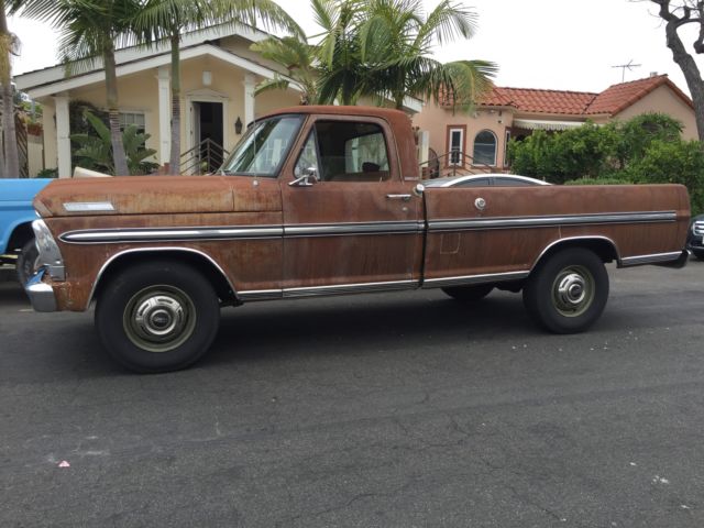 1967 Rust Patina Ford F-250 truck long-bed