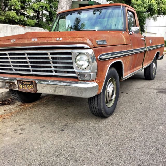 1967 Rust Patina Ford F-250 truck long-bed